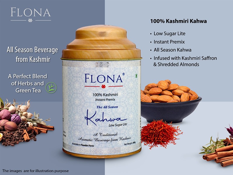 Flona Kashmiri Kahwa Premix (low sugar lite)