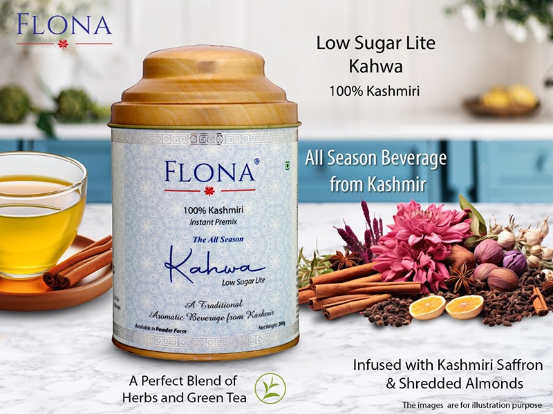 Flona Kashmiri Kahwa Premix (low sugar lite)