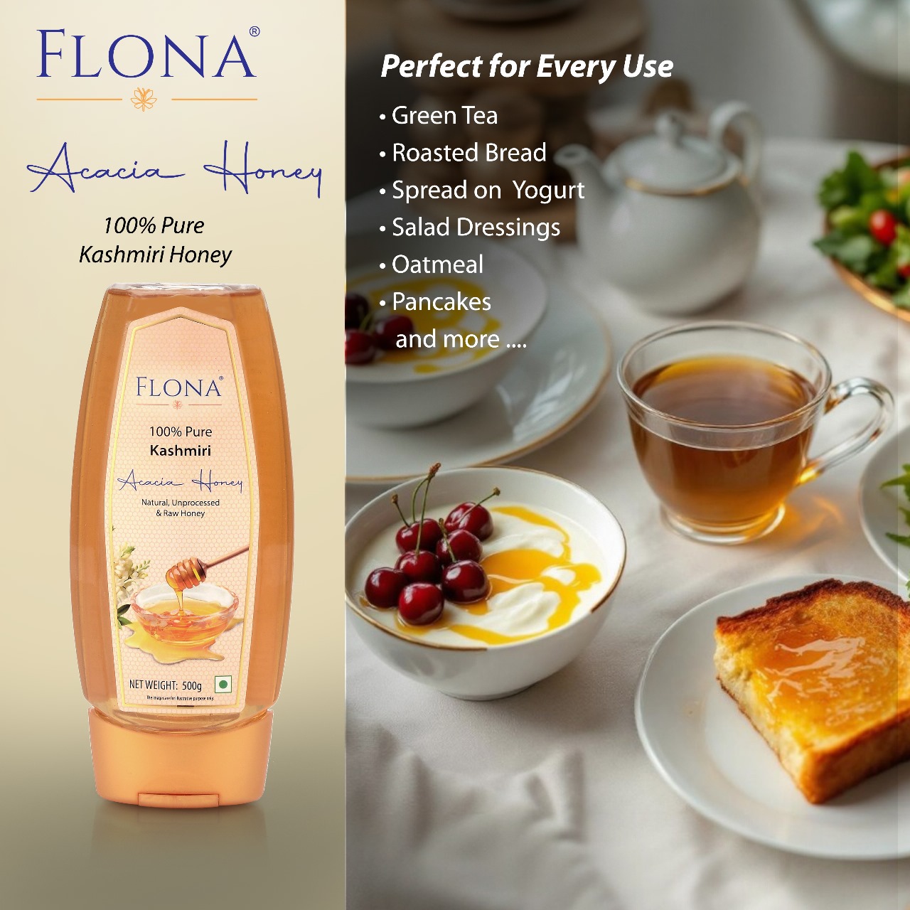 FLONA Kashmiri Acasia Honey